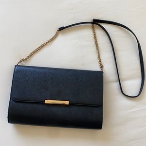 Black and Gold Crossbody Bag